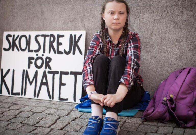 Fenomén mladé bojovnice za klimatické změny ve světě