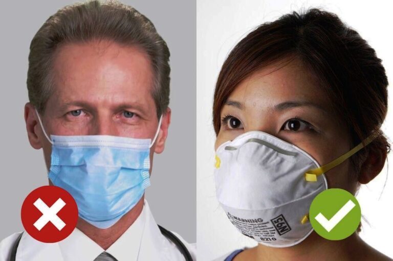 Koronavirus a ochranné pomůcky, rozdíl mezi rouškou a respirátorem