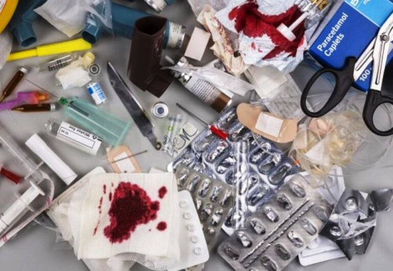 Nevhodné způsoby při nakládání se zdravotnickými odpady